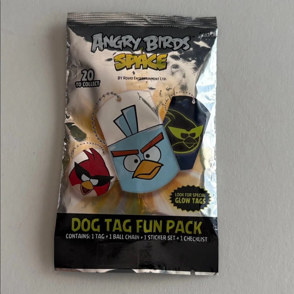 2009-2012 Space Dog Tag Fun Pack - angry birds